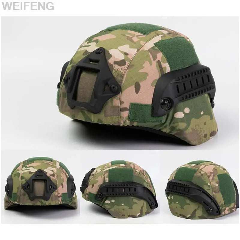 Tactical MICH2000 Helmet Cover Hunting Gear Helmet Accessories Camouflage Cloth Helmet Cover for MICH Helmet
