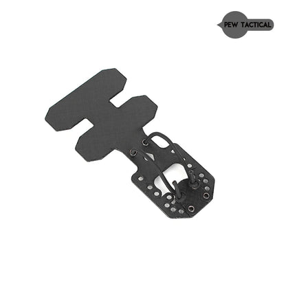 PEW TACTICAL AXL STYLE CommSled Universal PTT Molle Mount for U94 TEA Invisio10/20 CURV Material