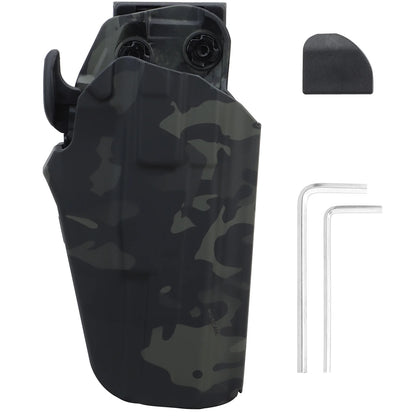 Tactical Quick Pull Pistol Holster Universal Waist Belt Pistol Case for G17L CZ 75 1911 Colt Hunting Shooting Gear