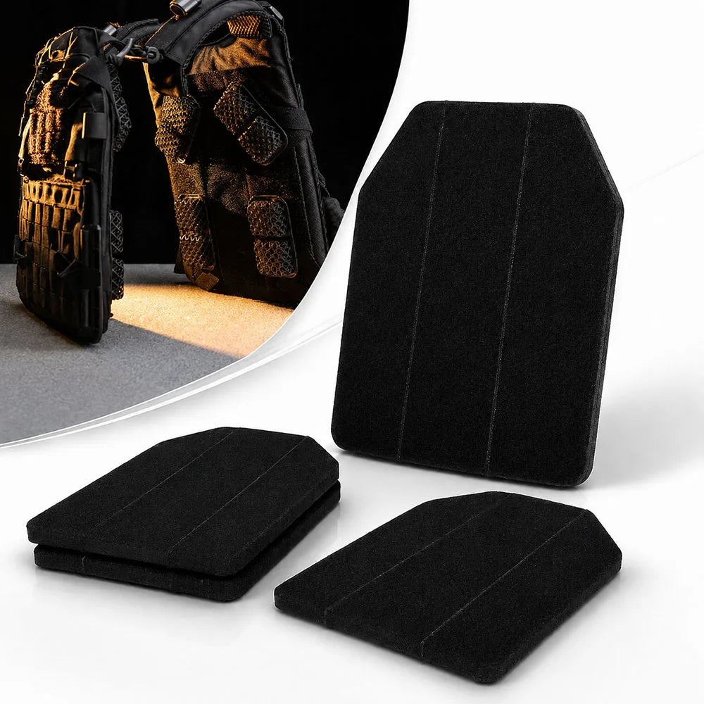 2PCS Tactical Vest Back Pad with Hook‑Loop Multi‑Function Modular Adapter Plate For Expansion Attachment Outdoor Hunting Gear
