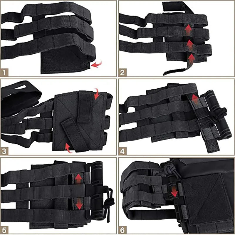 Universal Tactical Vest Quick Release Buckle Kit Airsoft Vest Quick Removal Set for Hunting 1PCS/2PCS Options Available