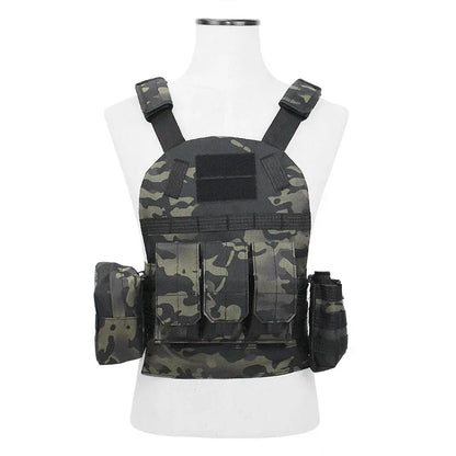 Tactical Kids Vest Military Airsoft Hunting Vest for Children Camouflage Combat Vests Molle Boy Girl Outdoor Paintball Gear