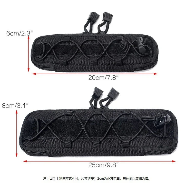 1Pc Outdoor Molle Knife Pouch Nylon Waist Set EDC Folding Knife Holder Bag Tactical Accessory