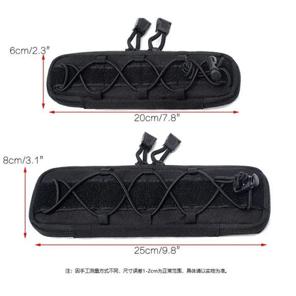 1Pc Outdoor Molle Knife Pouch Nylon Waist Set EDC Folding Knife Holder Bag Tactical Accessory