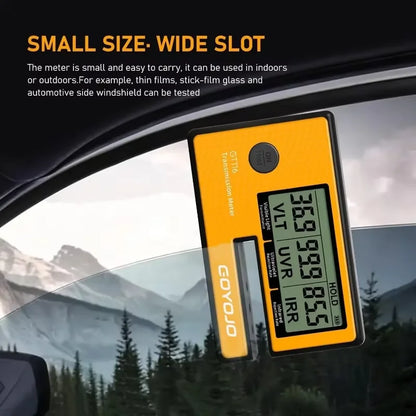 Portable Solar Film Car Transmission Window Tint Meter 3-in-1 VLT UV IR Rejection Tester Automatic Calibration Dropship GT116