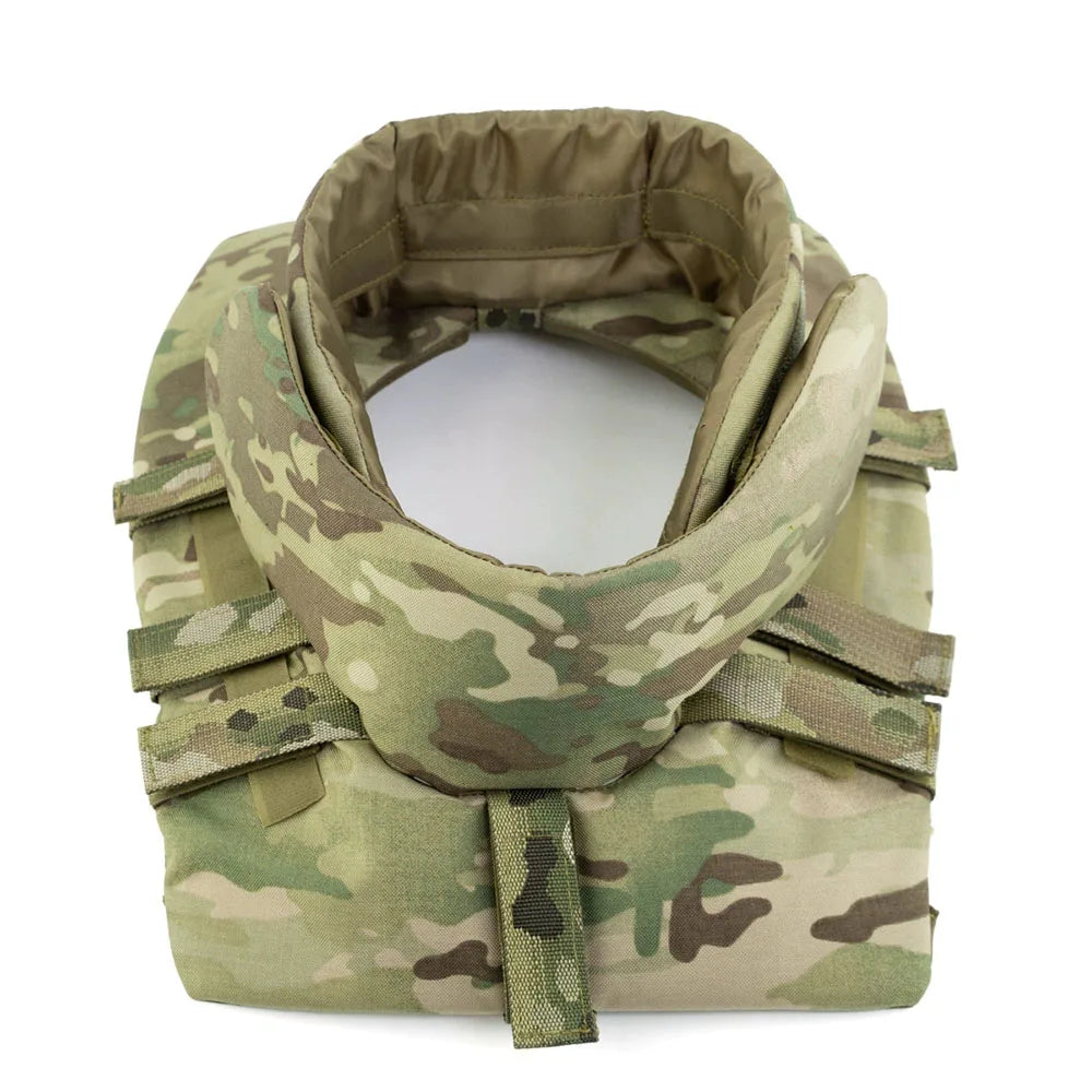 TCmaoyi Large-Area Protection Adjustable Tactical Neck Guard Neck Protector Tactical Vest Expansion Kit