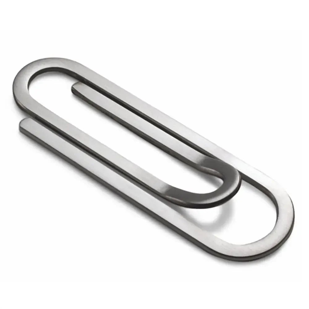 1Pc Stainless Steel Money Clip Minimalist Portable Cash Holder Multi-purpose Travel Waist Backpack Fix Buckle Hunting Accessory