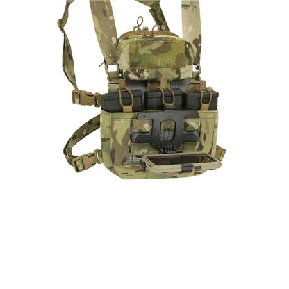 Tactical Vest Chest Hanging Plate Gear Molle Hanging Chest T Expansion Platform Hunting Vest Accessories