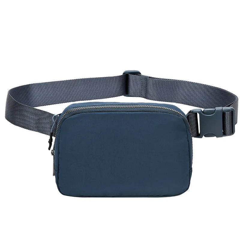 New Sports Waist Packs Nylon Waterproof Chest Bag Outdoor Sports Running Phone Pouch Versatile Crossbody Bag for Men and Women