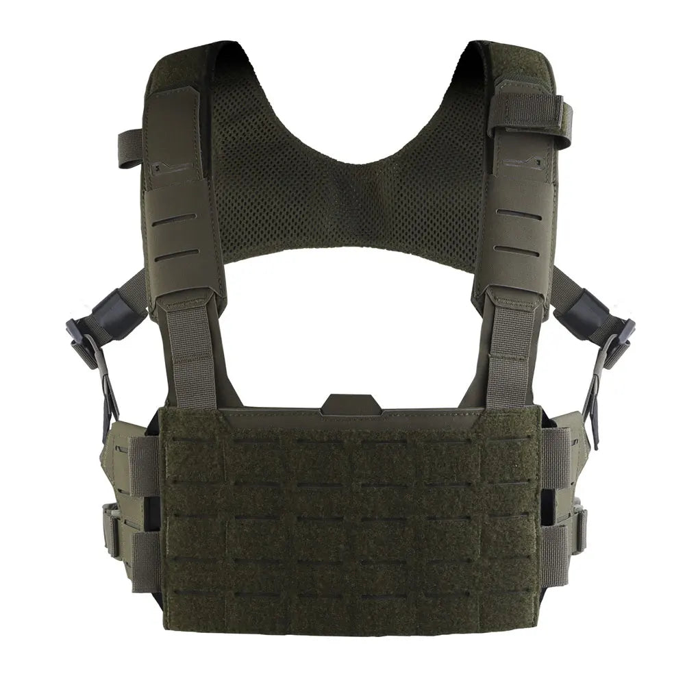 K Style Tactical Modular Chest Rig, Scalable MOLLE Front Panel Harness for Outdoor Hunting, Airsoft and Training