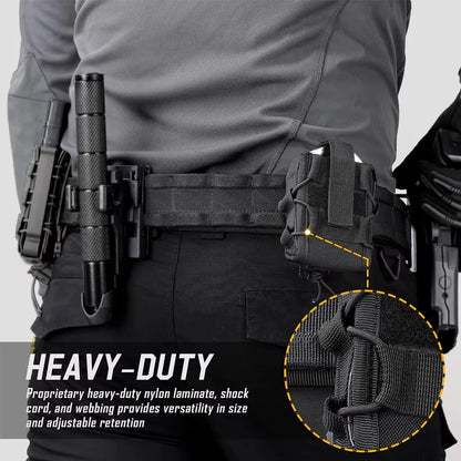 Tactical Handcuffs Holder Molle Pouch Open Top Universal Handcuff Case Shackles Holster for Waist Bag Belt Hunting Accessories