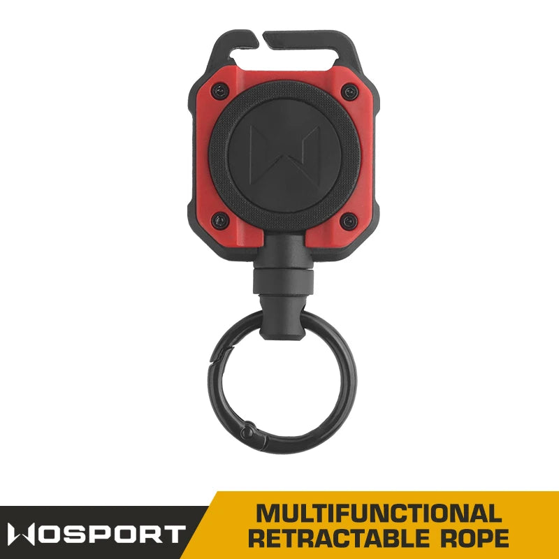 Tactical Multifunctional Retractable Rope Lightweight & Portable Hunting Airsoft Training Gear Battle Belt Plate Carrier