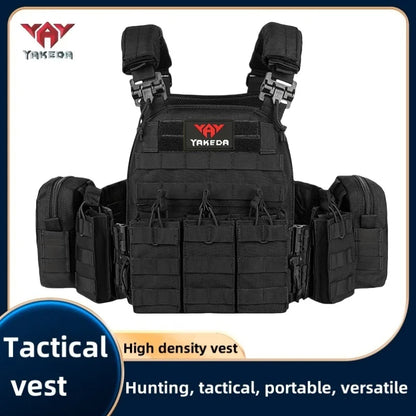 YAKEDA Quick disassembly training vest, detachable and expandable, comfortable, breathable, wear-resistant and tear resistant