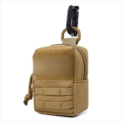 Tactical Mini MOLLE Pouch Compact Utility EDC Battery Cigarette Case Card Slot Waist Bags For Hunting Trekking Running Camping