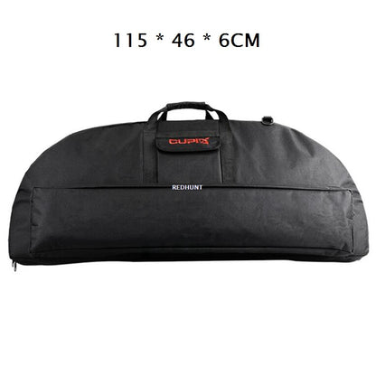 95CM/100CM/115CM Tactical Bow Bag Hunting Bow Case Soft Bow Case Compound Bow Carry Bag with Arrow Pocket Bow Storage Bag