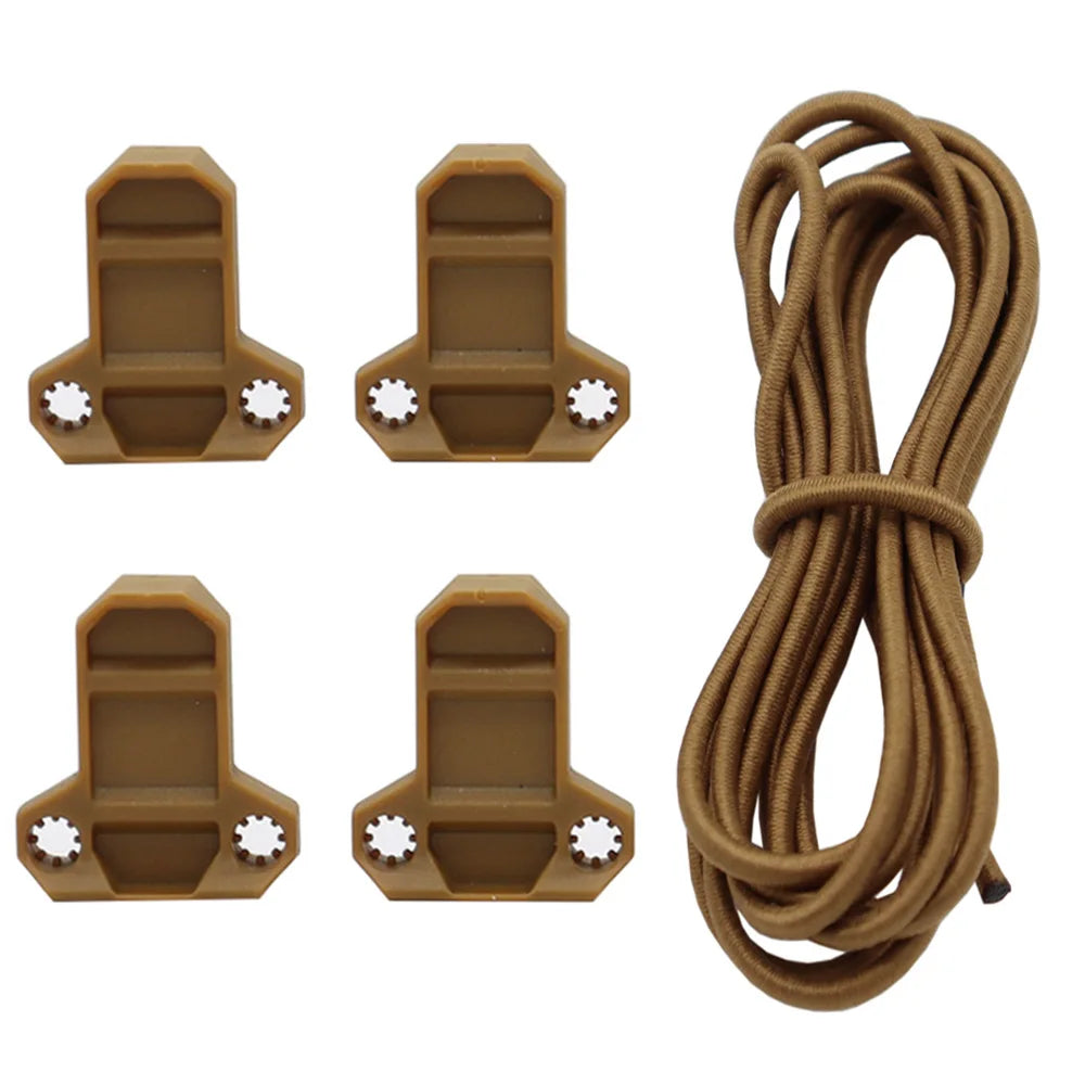 Tactical Vest SS Magazine Bag Anti Slip Rubber "T" Type Quick Mag Pull Tab Bag Elastic Rope Safety Buckle