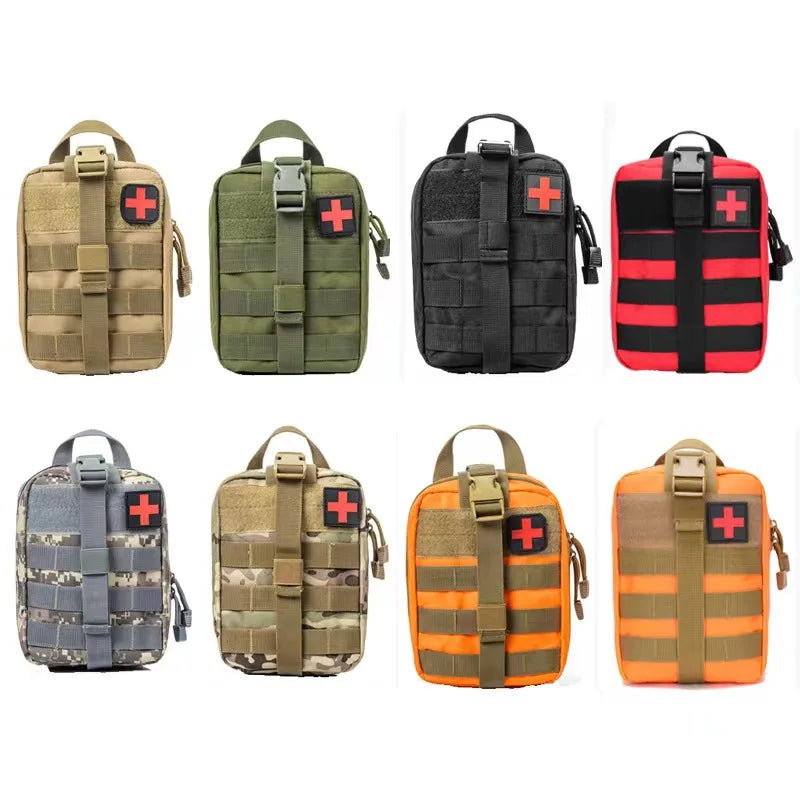 Hunting EDC Molle Pouch IFAK Waist Pack Bag Survival Emergency Medical Kit Outdoor First Aid Kit Camping Hiking Accessories