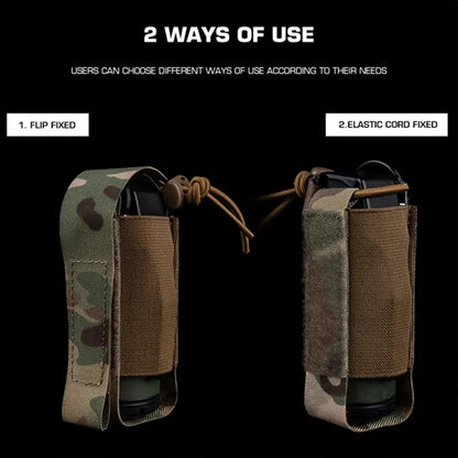 Multi-purpose Shock Grenade Pouch Multi Role Shock Grenade Pouch MOLLE Panel Secure Closure Airsoft Training Gear Accessory