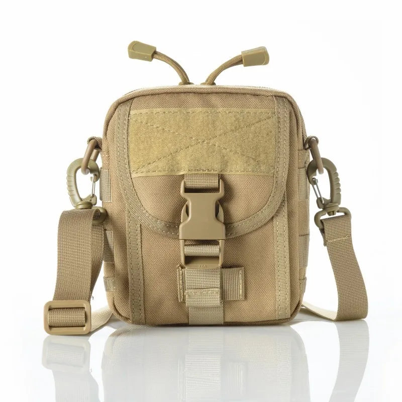 Outdoor sports backpack durable nylon shoulder messenger bag leisure men and women travel multifunctional handbag