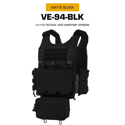 WOSPORT Outdoor Hunting Vest LV-119 Camouflage Tactical Vest Water Edition Inner Storage Bag External Buckle Back Expansion
