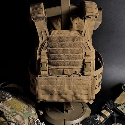WOSPORT Tactical Outdoor Protective Mounted Vest LG3V2 6094 Thickened Shoulder Pads Laser MOLLE Cutting Hunting Vest