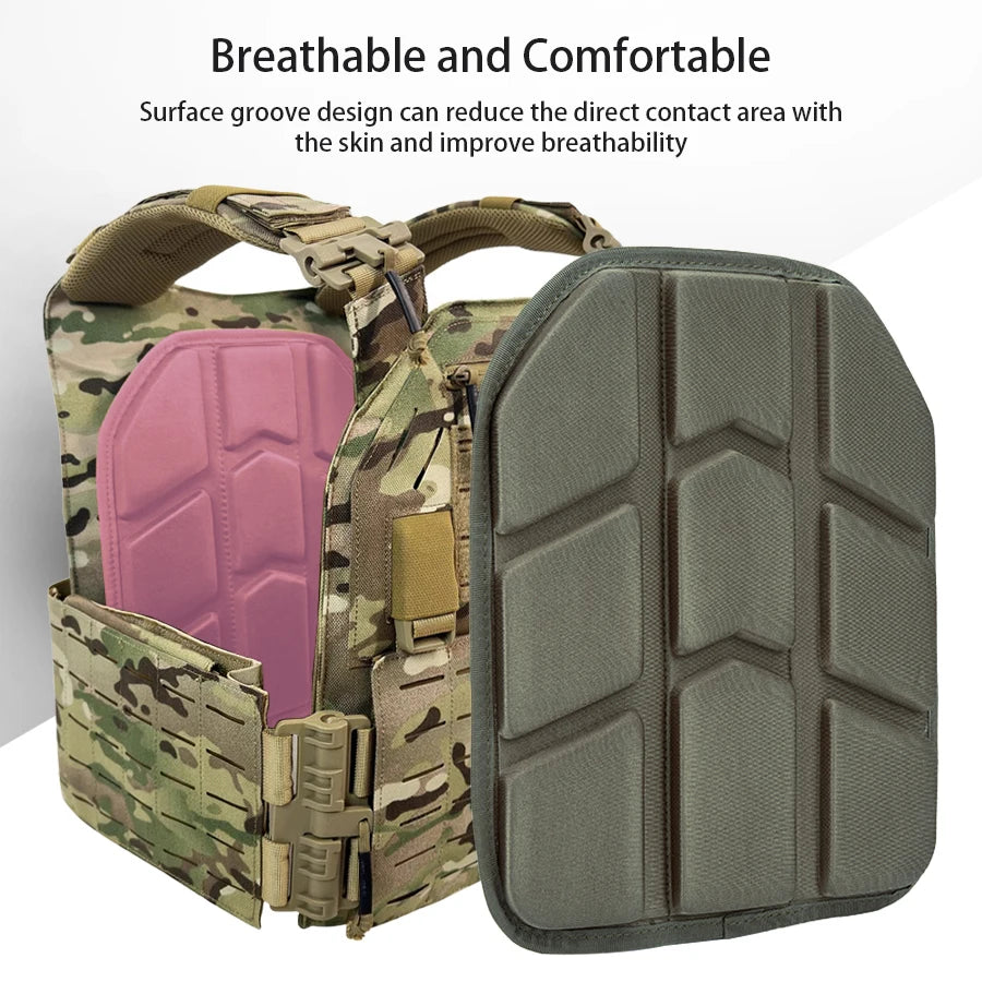 Outdoor vest EVA insert board Sponge heat-pressed elastic guard plate Vest cushioning lining breathable insert board