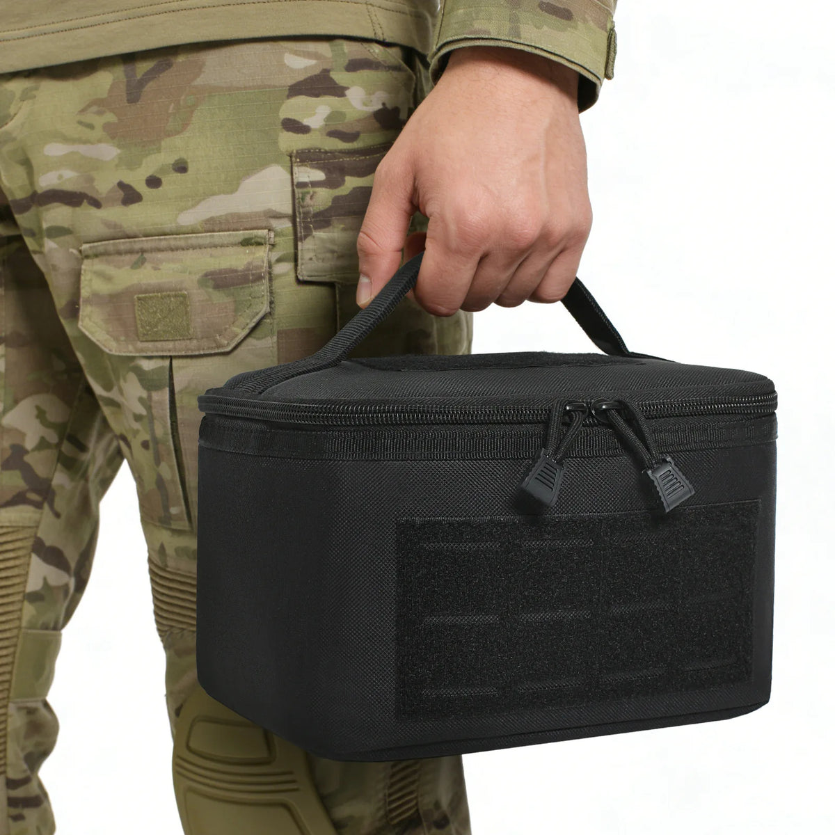 Portable Rifle Cartridge Bag Detachable Inner Space Ammunition Box Outdoor Tactical EDC Tools Handbag Hunting Ammo Bag