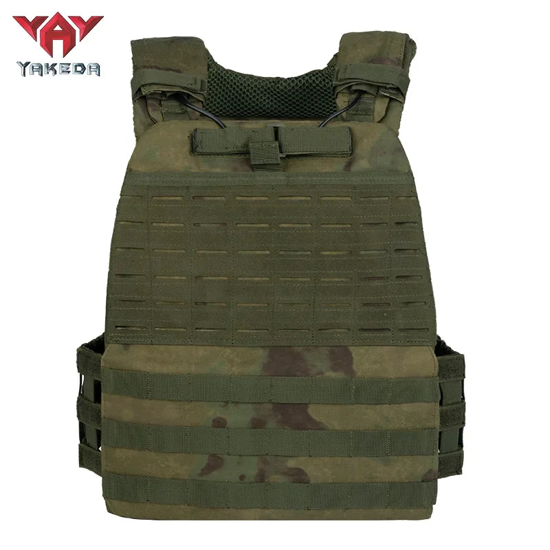 YAKEDA Tactical Vest Viking Chest Rig CS Airsoft Equipment Training Weight Hunting Vests with Steel Wire