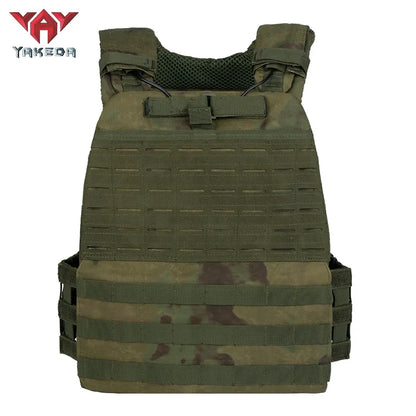YAKEDA Tactical Vest Viking Chest Rig CS Airsoft Equipment Training Weight Hunting Vests with Steel Wire