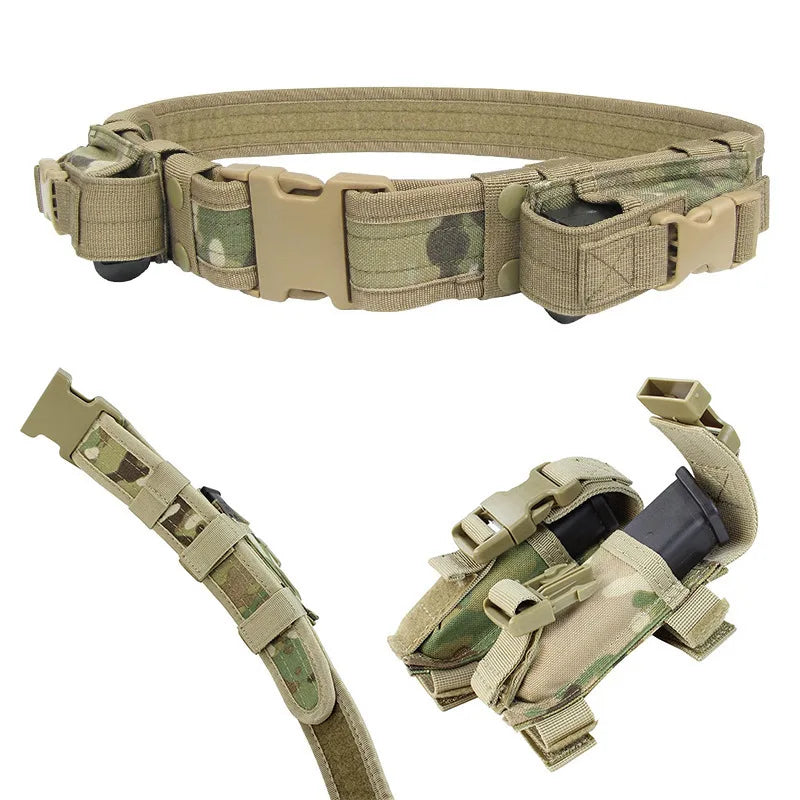 OPHIDIANOutdoor molle nylon belt Real CS outdoor training multifunctional belt training belt hunting hiking assembly