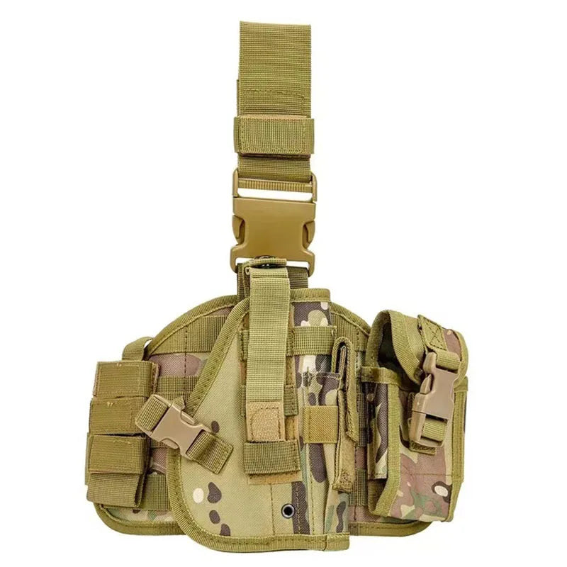 Universal Tactical Pistol Gun Leg Holster Multi-purpose Gun Holster Outdoor Camouflage Airsoft CS Leg Bag Hunting Accessories