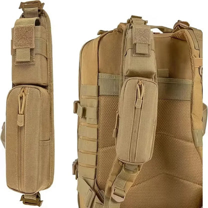 Backpack Shoulder Strap Pouch MOLLE EDC Organizer Bag for Flashlight Keys Small Tools Hiking Camping Travel