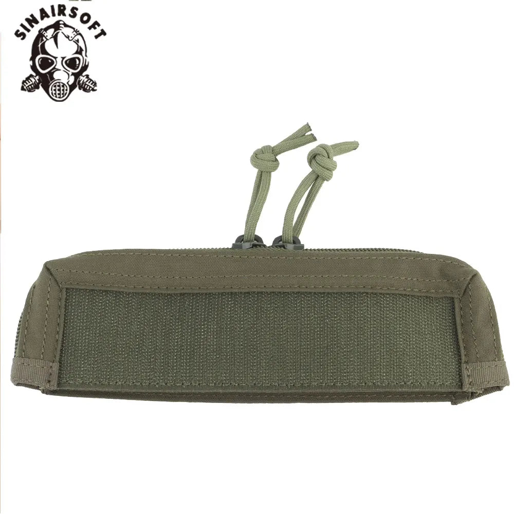 Tactical Micro Fight Chassis Pocket For MK3 MK4 Storage Bag Chest Rig Double Zip Cover Hunting Vest Accessories