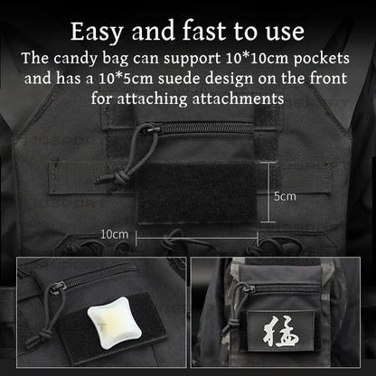 New Outdoor Micro Candy Pouch With Hook&Loop MK3 MK4 Vest Chest Rig Camouflage Portable Storage Camping  Accessories
