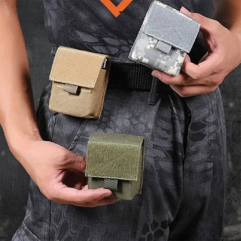 Small Molle Pouch Utility Mini Wallet EDC Tool Waist Pack Organizer Outdoor Hiking Camping Hunting Accessories Ammo Mag Bag