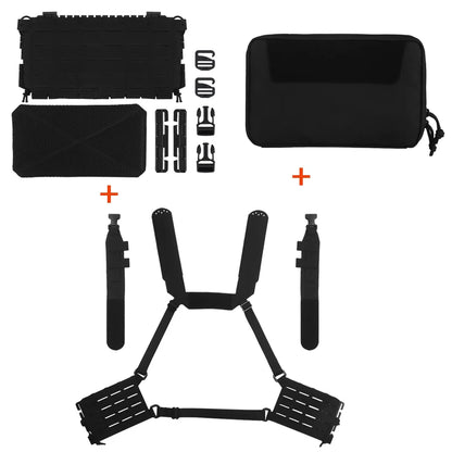 Tactical ARC Chest Rig Kit With ARC V3 Multi-purpose MOLLE Mag Pouch And ARC GP Pouch Quick Release