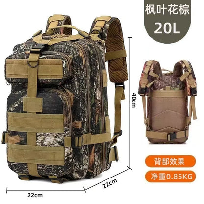 20L/45L 1680D Nylon Waterproof Trekking Fishing Hunting Bag Backpack Outdoor Rucksacks Tactical Sports Camping Hiking