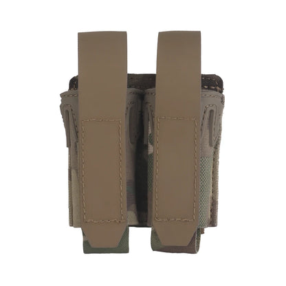 MOLLE Pistol Magazine Pouch 9mm .40 .357 .45ACP Single/Double Mag Holder Carrier for EDC Airsoft GBB Tactical Vest Belt