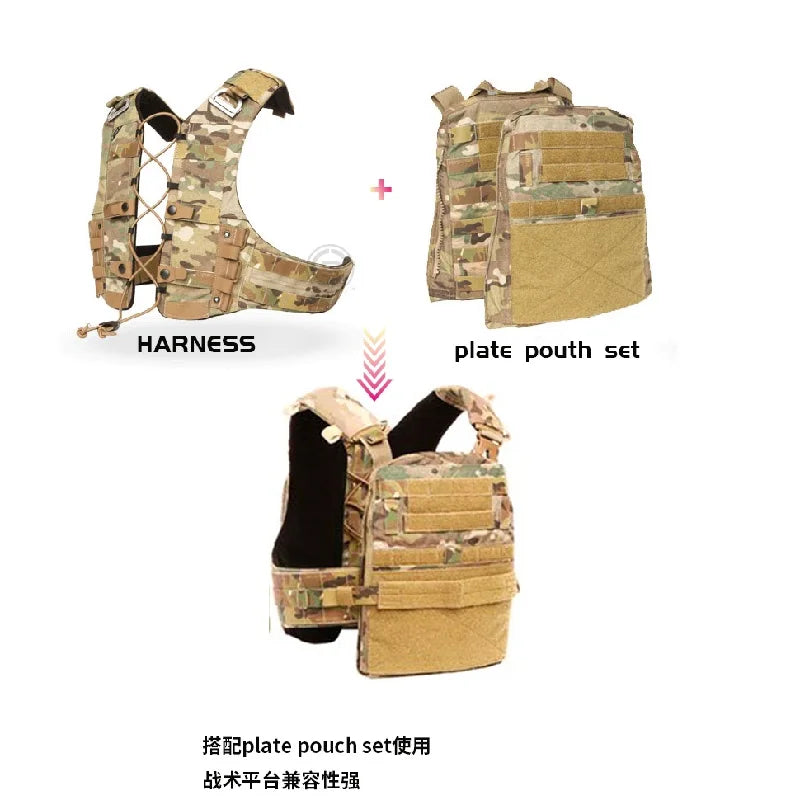 Precision AVS Mbav Harness H-frame Tactical Vest
