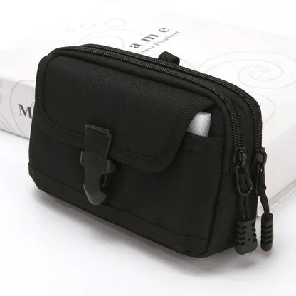 6.5-Inch Nylon Tactical Molle Bag Waistband Waist Bag Pocket Outdoor Phone Bag Waterproof Molle Edc Pouch