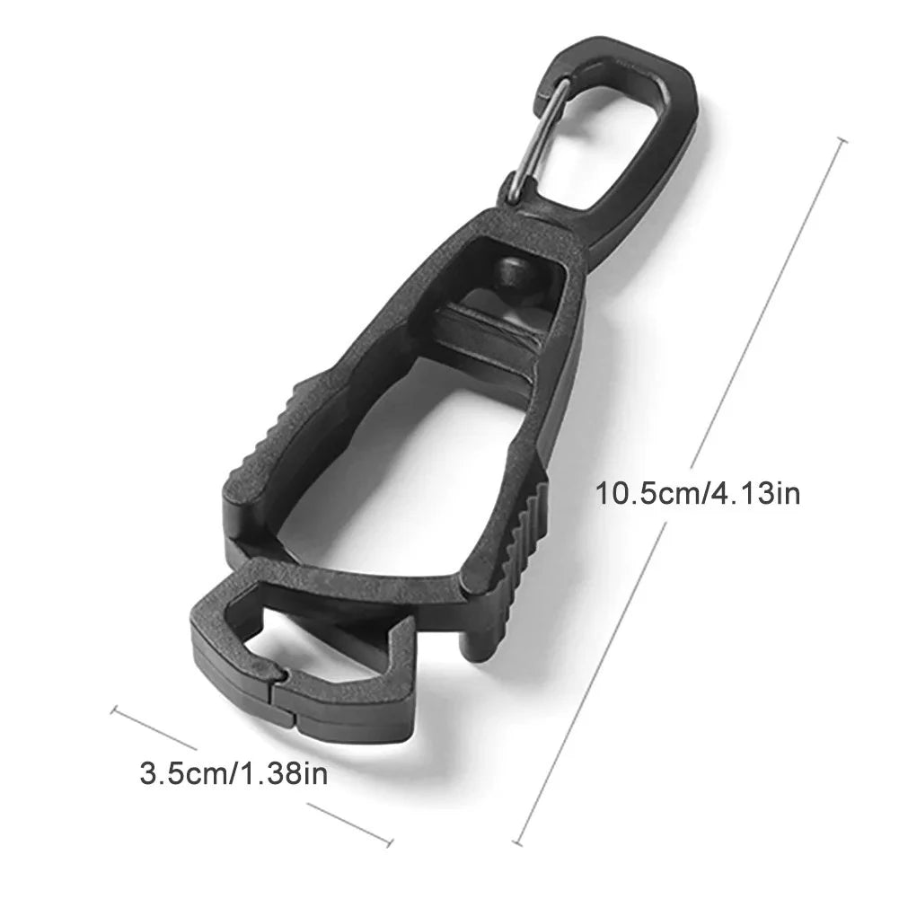 Outdoor Protective Gloves Clip Hanger Multi-purpose Safety Work Gloves Holder Anti-drop Glove Belt Clamp for Worker Construction