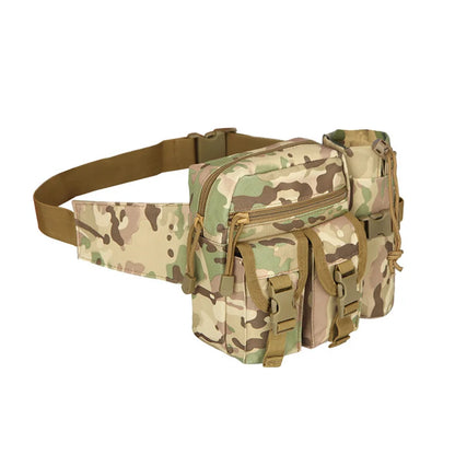 Multi-sport water bottle waist bag is detachable and suitable for outdoor sports such as mountaineering, camping, and hiking