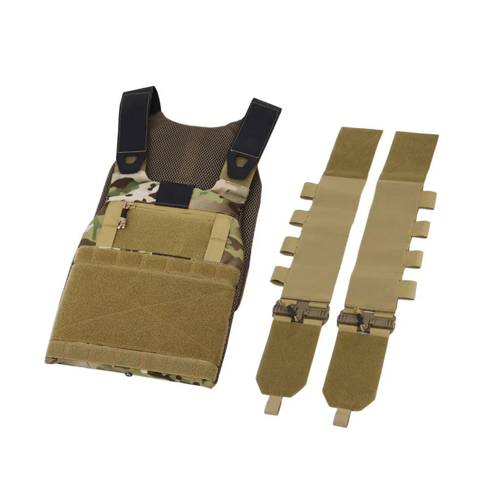 VULPO FCSK 2.0 Tactical Vest Lightweight Hunting Airsoft Combat Vest CS Game Quick Release Elastic Cummerbund Vest