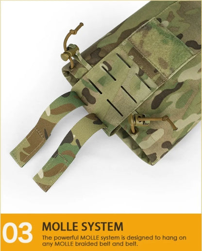Molle Tactical Foldable Recycling Bag Dump Pouch MOLLE Drop Pouch durable Mini Magazine Utility Pouch