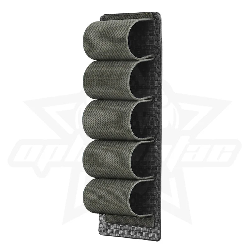 OPHIDIAN 5 Rounds 12 Gauge Shotgun Ammo Bag Hanging Molle Shotgun Rack Bullet Barrel Hunting Accessories