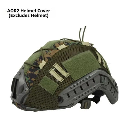 Multicam Tactical Helmet Cover Compatible OPS Core FAST MH PJ BJ For CS Airsoft Simulation Outdoor Accessories