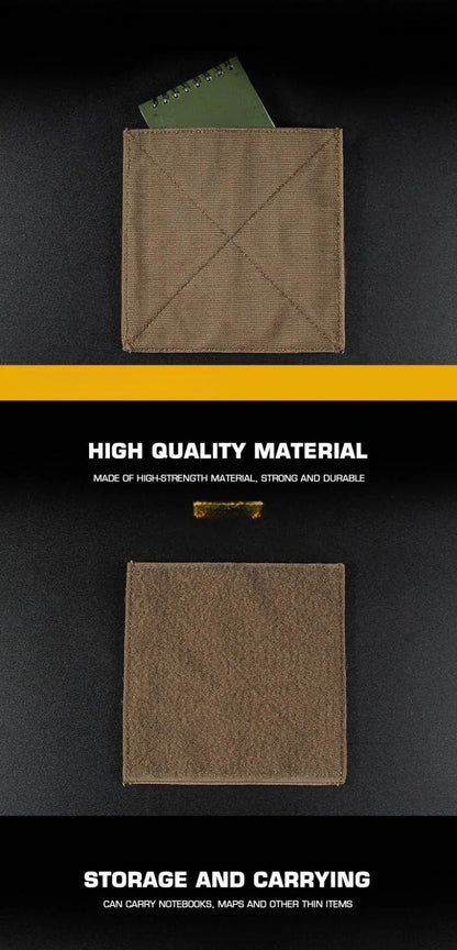 Outdoor Storage Bag With Hook And Loop Velvet Tape Interlayer For Storing Laptops Maps Thin Items Storage bag