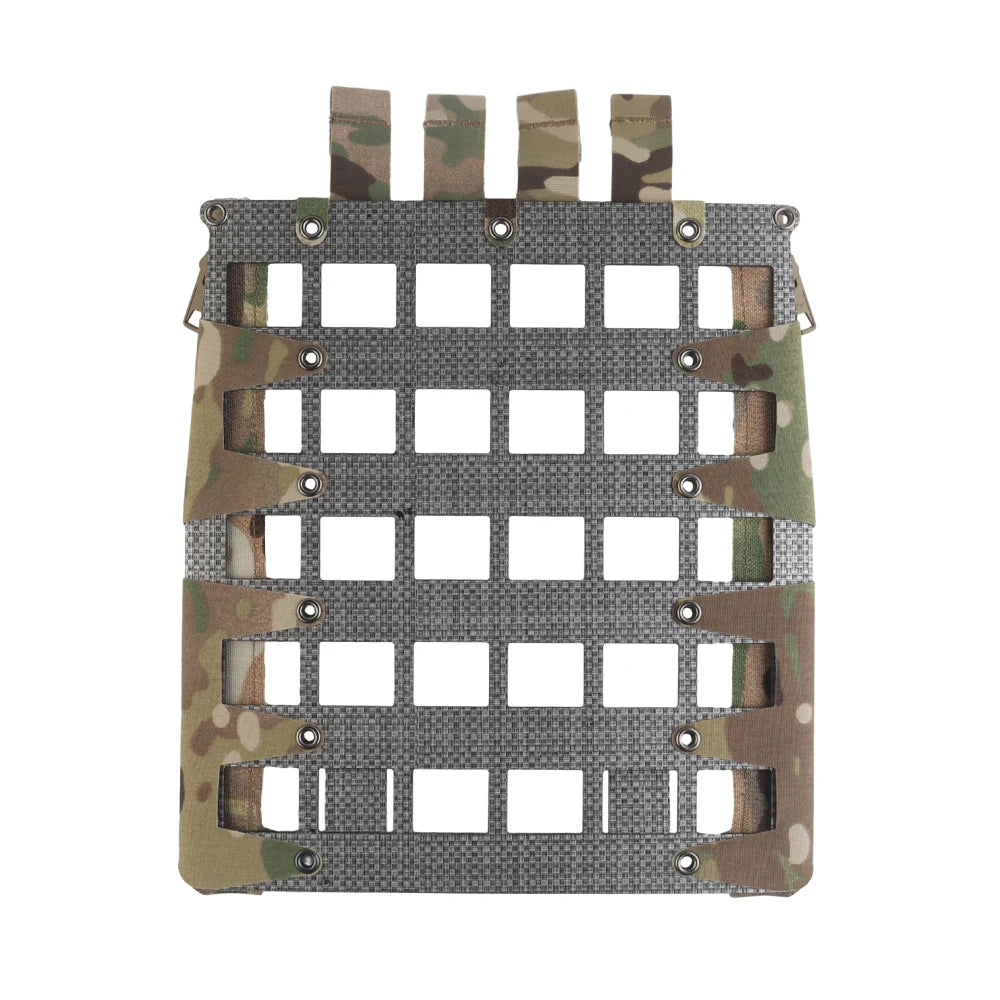 Airsoft Plate Carrier Back Panel MOLLE Zipper Kit FERRO Style FCPC V5 Hunting Vest Lightweight Stand Extension Gear