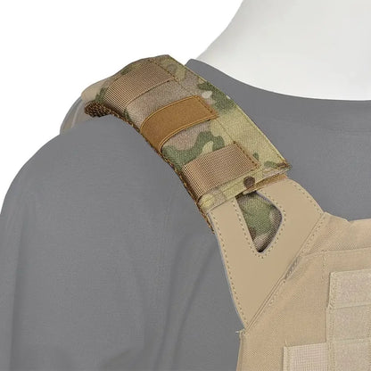 2pcs Vest Shoulder Strap Pad Comfort Cushion Nylon Mesh Protect Pads Tactical Molle For Hiking Backpack Accessories