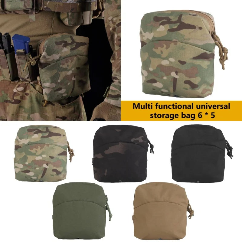 Multi Functional Universal Miscellaneous Storage Bag 6X5 Emergency Supplies Small Outdoor Equipment Storage MOLLE System